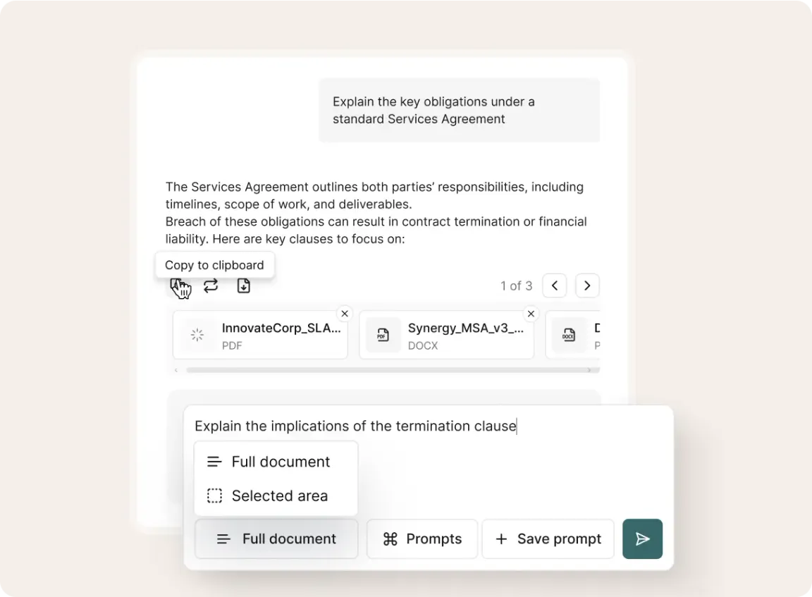 The AI Assistant, Rebuilt for Legal Work