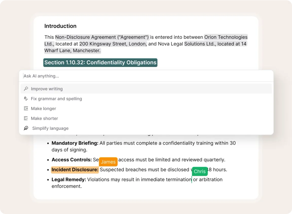 Track Changes and Version History